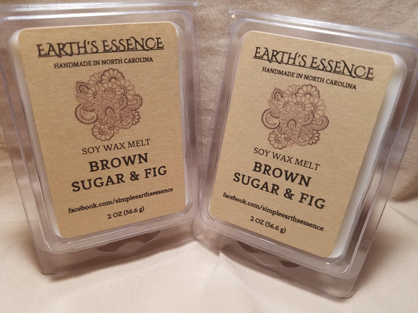 Brown Sugar & Fig Wax Melt 2 oz Soy Wax Melt