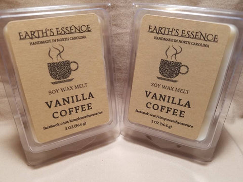 Vanilla Coffee 2 oz Soy Wax Melt