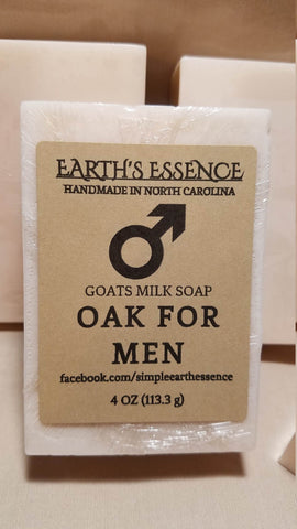 Oak For Men Goats Milk Soap 4 OZ