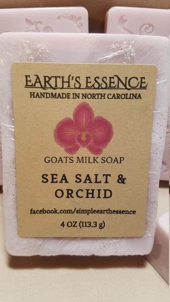 Sea Salt & Orchid Goats Milk Soap 4 OZ