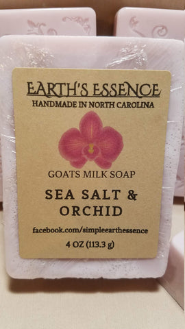 Sea Salt & Orchid Goats Milk Soap 4 OZ