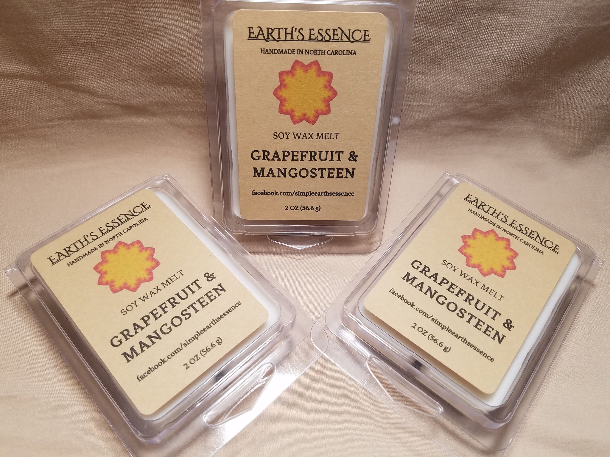 Grapefruit & Mangosteen 2 OZ Soy Wax Melt
