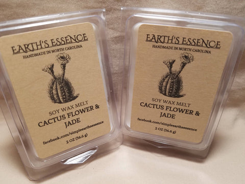 Cactus Flower & Jade 2 OZ Soy Wax Melt