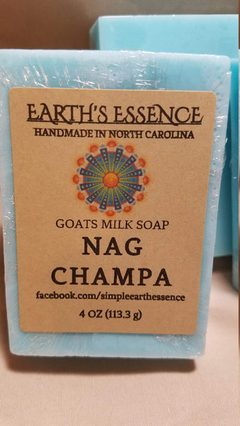 Nag Champa 4 oz Goats Milk Soap