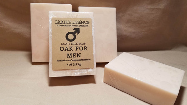 Oak For Men Goats Milk Soap 4 OZ