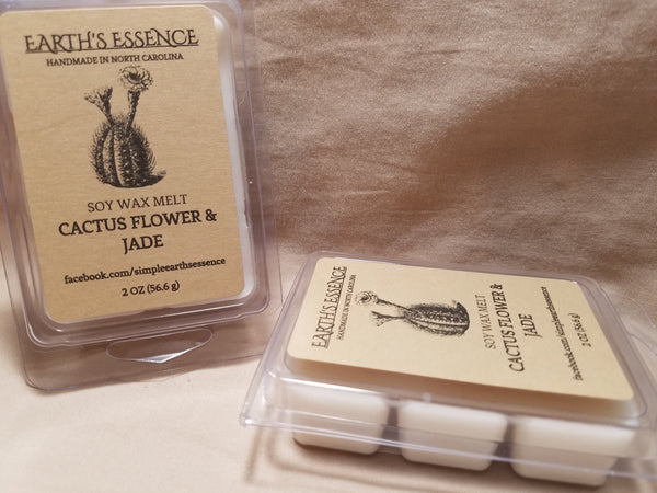 Cactus Flower & Jade 2 OZ Soy Wax Melt