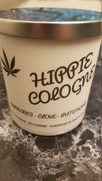 Hippie Cologne 8 oz Wooden Wick Soy Candle