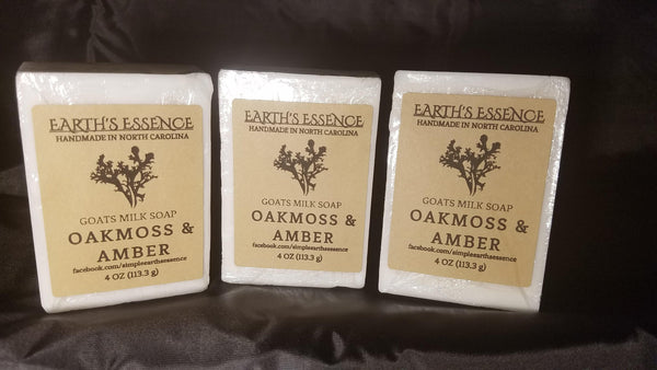 Oakmoss & Amber 4 OZ Goats Milk Soap