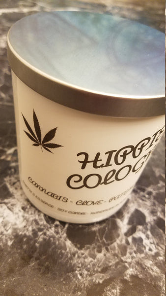 Hippie Cologne 8 oz Wooden Wick Soy Candle