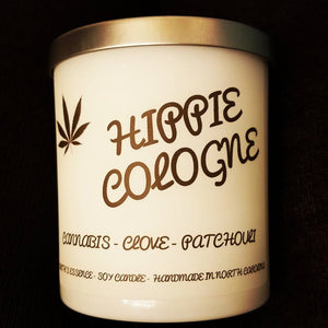Hippie Cologne 8 oz Wooden Wick Soy Candle