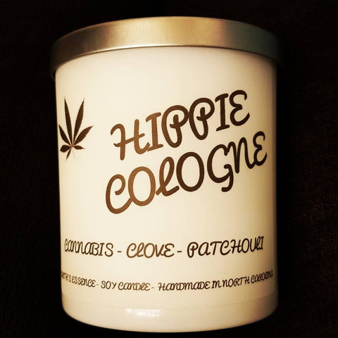 Hippie Cologne 8 oz Wooden Wick Soy Candle