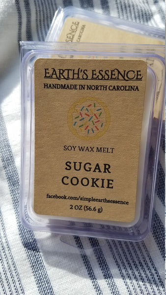 Sugar Cookie 2 oz Soy Wax Melts