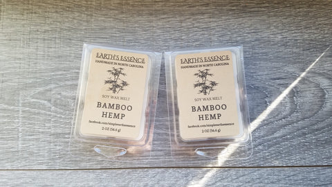 Bamboo Hemp 2 OZ Soy Wax Melts