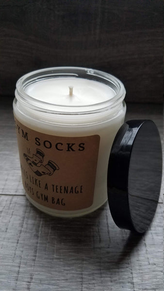 Gym Socks 8 oz Soy Candle