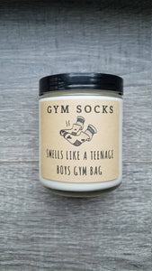 Gym Socks 8 oz Soy Candle