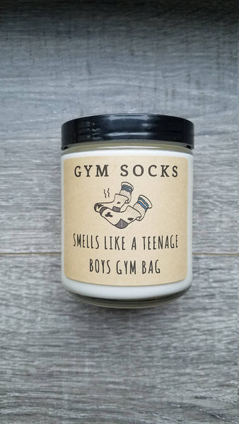 Gym Socks 8 oz Soy Candle