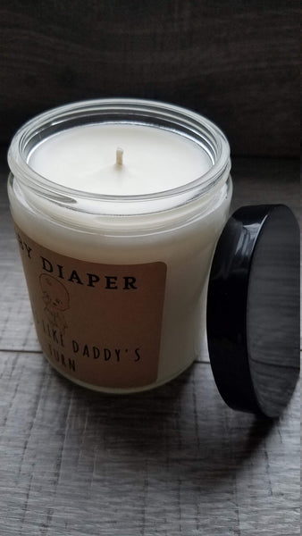 Baby Diaper 8 oz Soy Candle