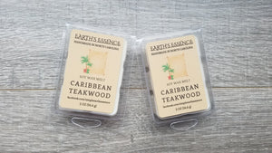 Caribbean Teakwood 2 oz Soy Wax Melts