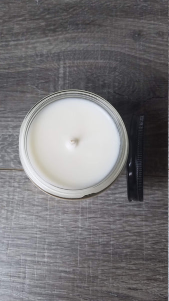 Motor Oil 8 oz Soy Candle