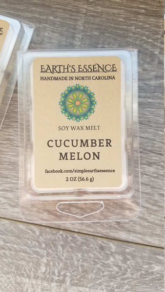 Cucumber Melon 2 OZ Soy Wax Melt