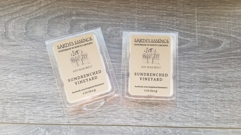 Sundrenched Vineyard 2 OZ Soy Wax Melts, BBW DUPE, Handmade Soy Wax Melts, Wax Warmer Melts, Tart Melts