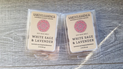 White Sage & Lavender 2 OZ Soy Wax Melt