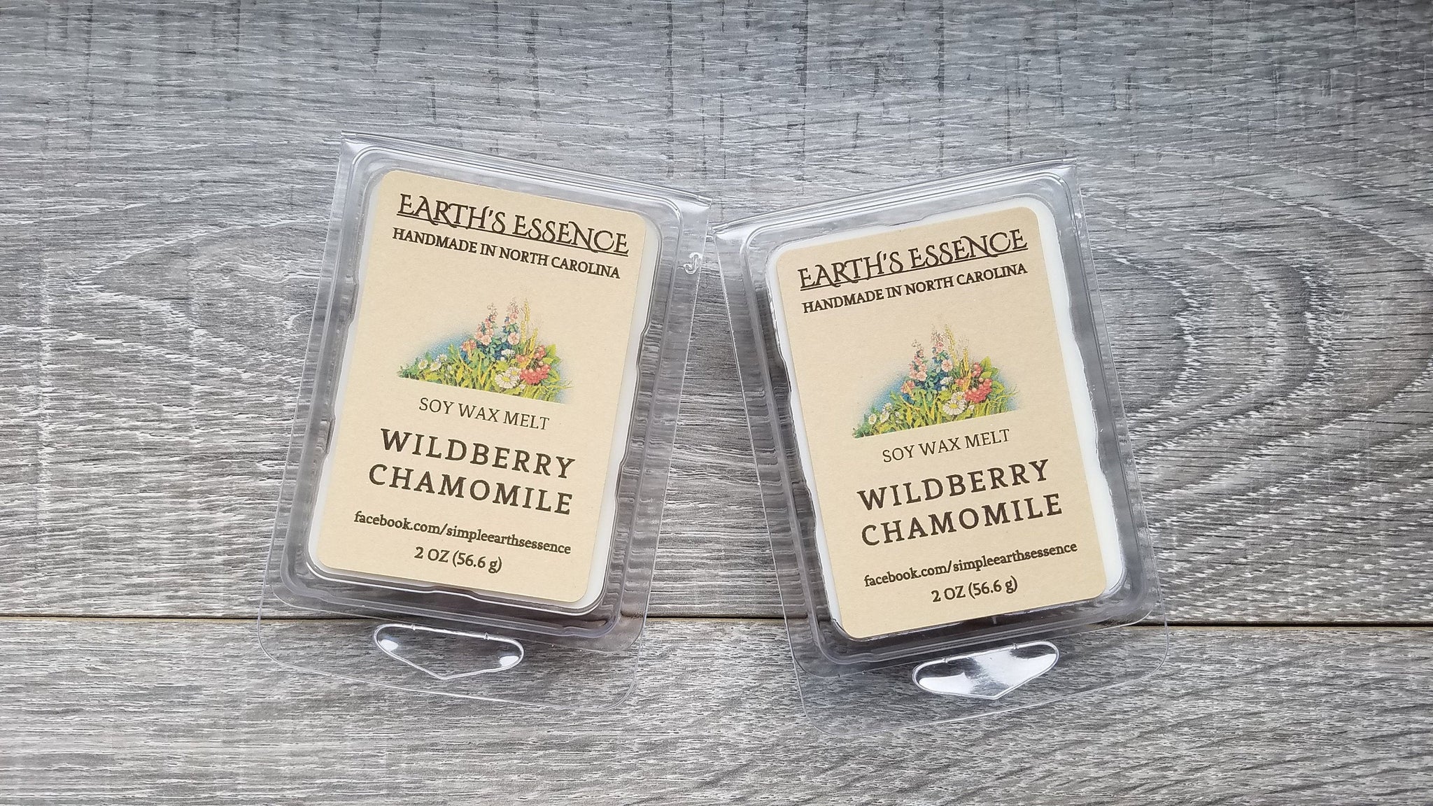 Wildberry Chamomile 2 oz Soy Wax Melts