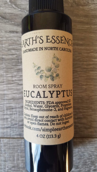 Eucalyptus 4 oz Room Spray