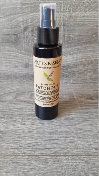 Patchouli 4 oz Natural Room Spray