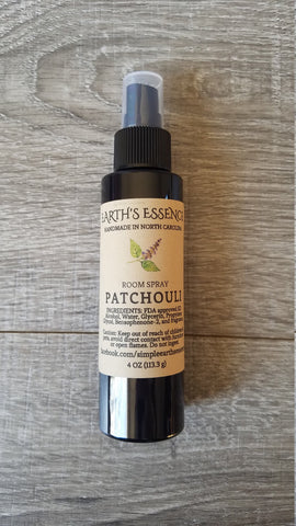 Patchouli 4 oz Natural Room Spray