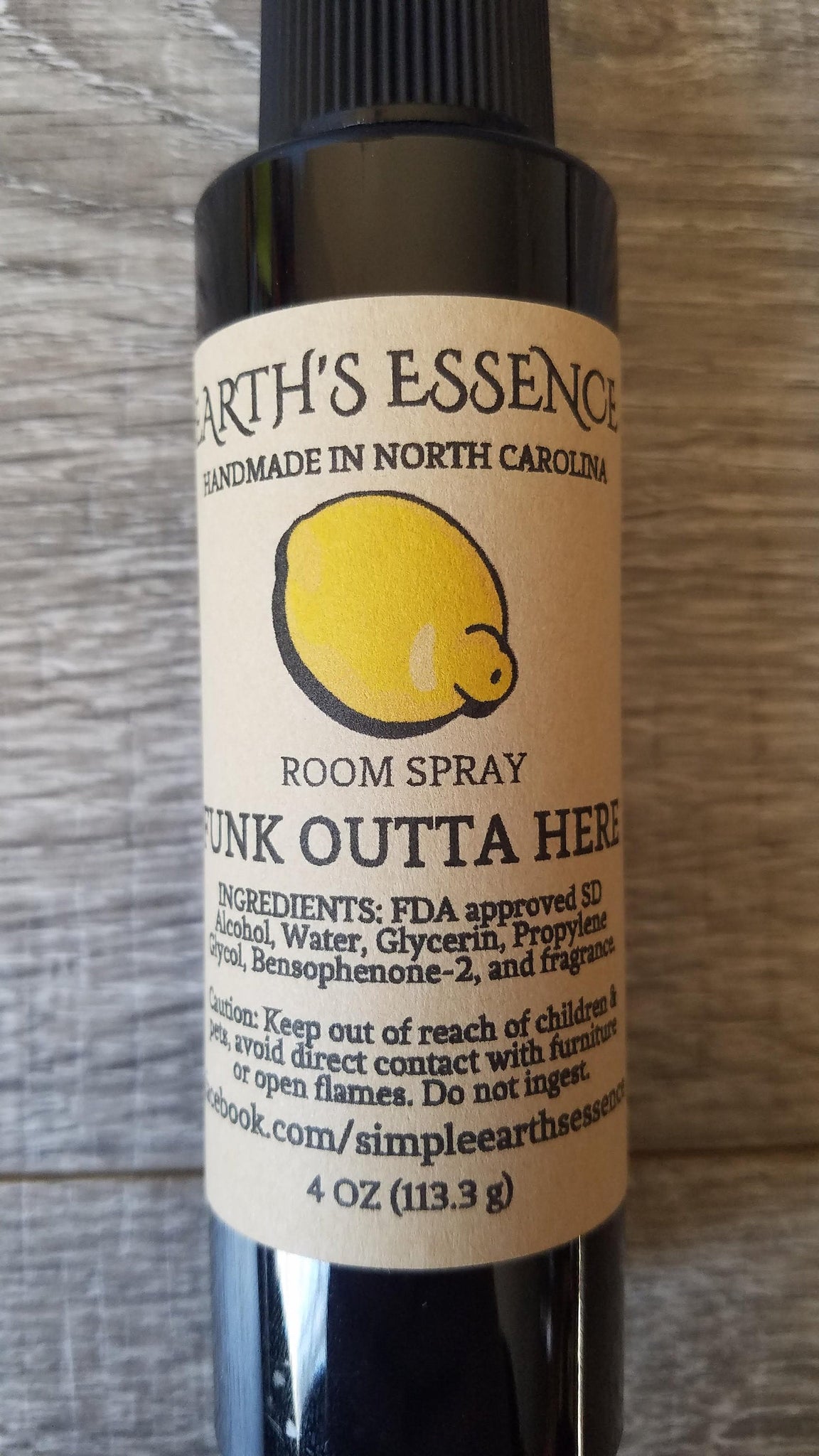 Funk Outta Here 4 oz Natural Room Spray