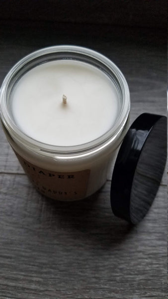 Baby Diaper 8 oz Soy Candle