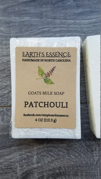 Patchouli 4 oz Goats Milk Soap