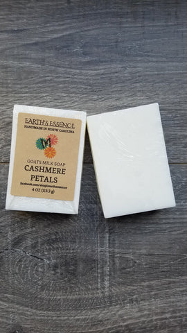 Cashmere Petals 4 oz Goats Milk Soap