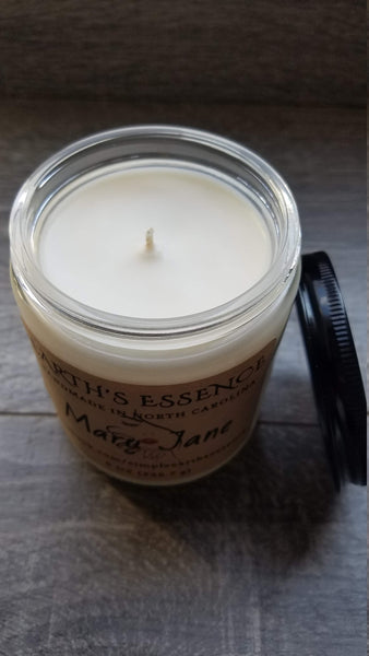 Mary Jane 8 oz Soy Candle, Handmade Soy Candle, 420 Candle, Cannabis Scented Candle, 420, Mary Jane, Novelty Candle
