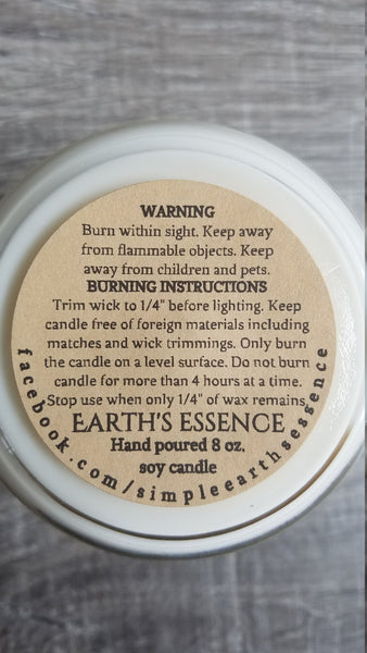 Garden Dirt 8 oz Soy Candle