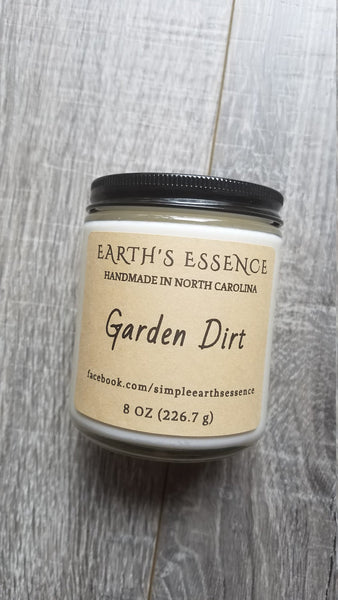 Garden Dirt 8 oz Soy Candle