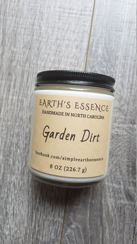 Garden Dirt 8 oz Soy Candle
