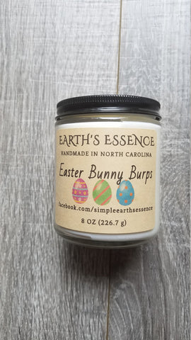 Easter Bunny Burps 8 oz Soy Candle