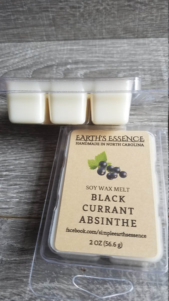 Black Currant Absinthe 2 oz Soy Wax Melts