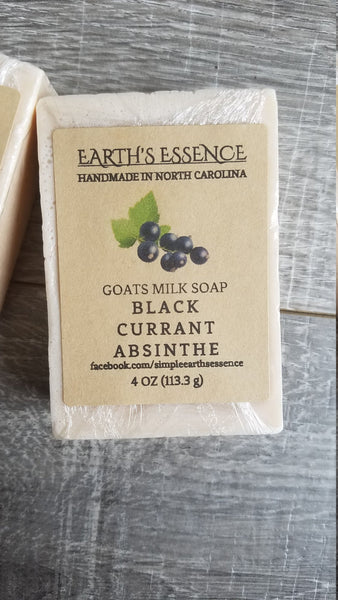 Black Currant 4 oz Goats Milk Soap