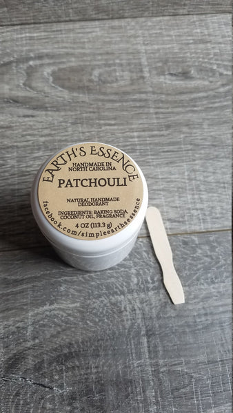 Patchouli 4 oz Natural Deodorant