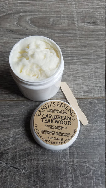 Caribbean Teakwood 4 oz Deodorant