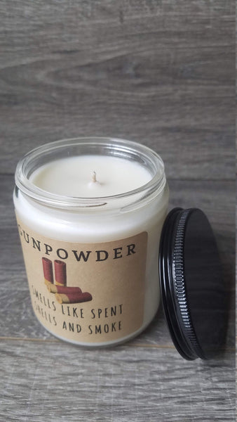 Gunpowder 8 oz Soy Candle