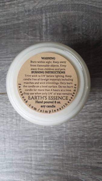 Gunpowder 8 oz Soy Candle
