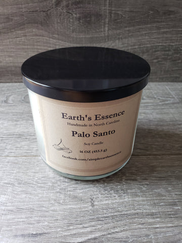 Palo Santo 16 oz 3-Wick Soy Candle
