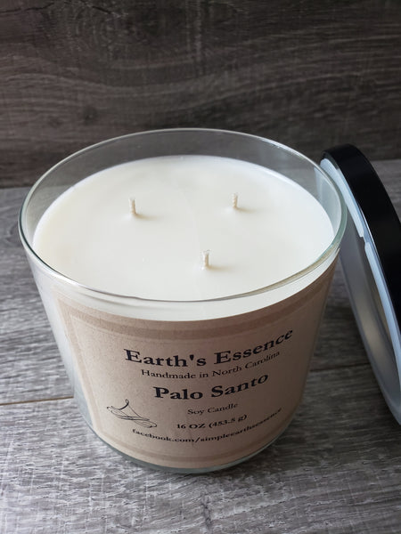 Palo Santo 16 oz 3-Wick Soy Candle