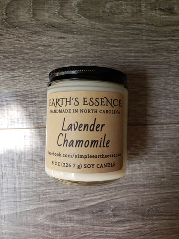 Lavender Chamomile 8 oz Soy Candle