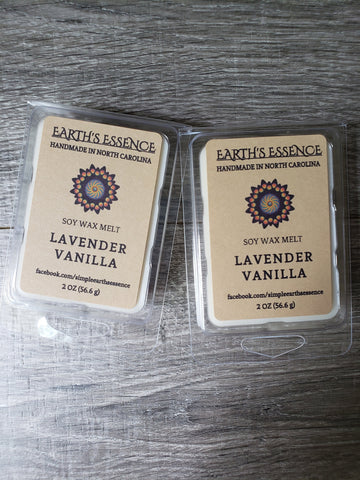 Lavender Vanilla 2 oz Soy Wax Melt