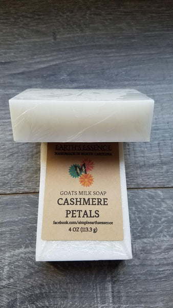 Cashmere Petals 4 oz Goats Milk Soap